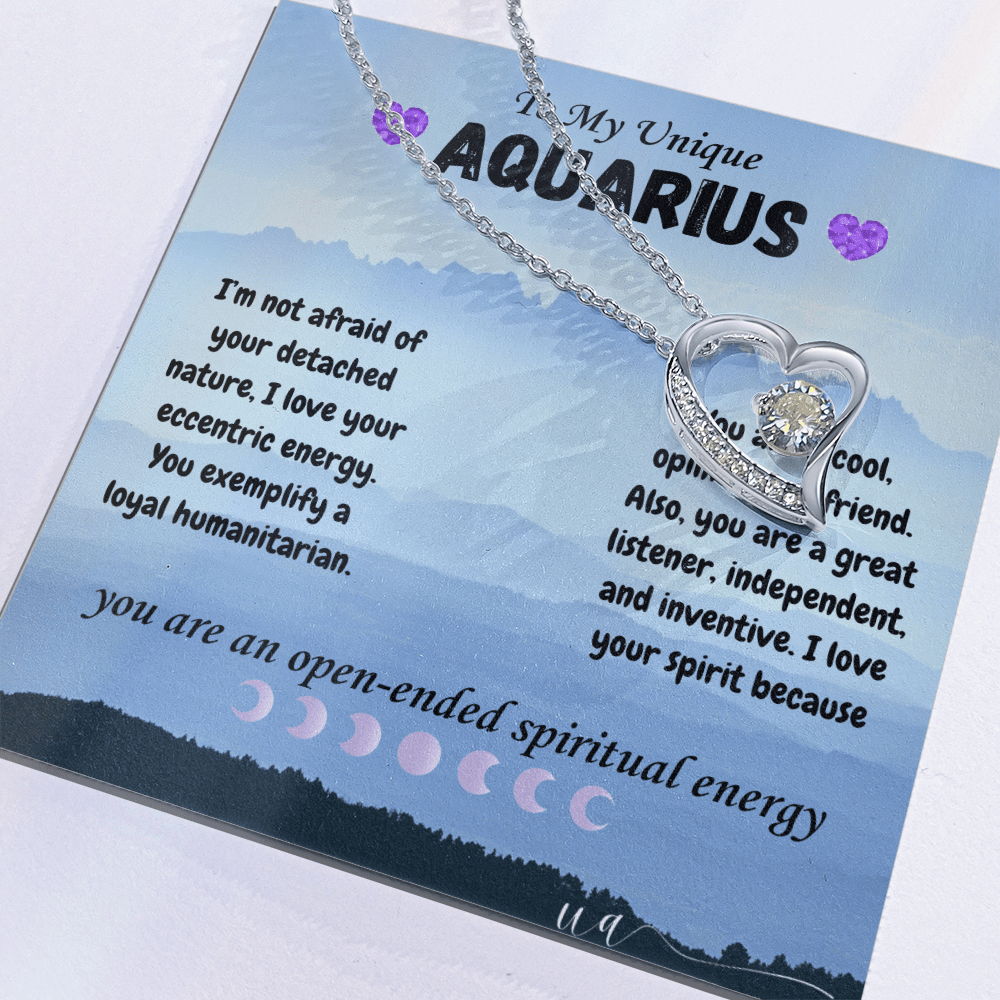 Aquarius Forever Love Necklace - UnlimitedArtistry