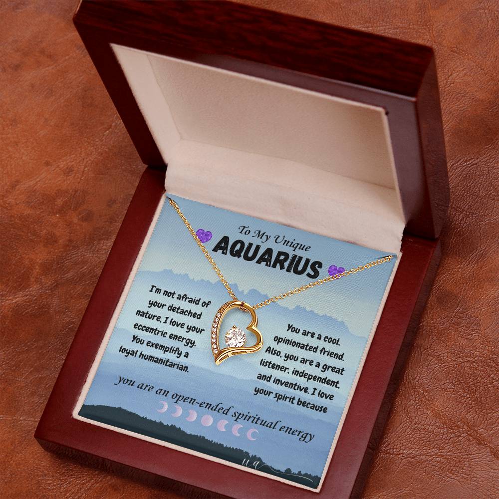 Aquarius Forever Love Necklace - UnlimitedArtistry