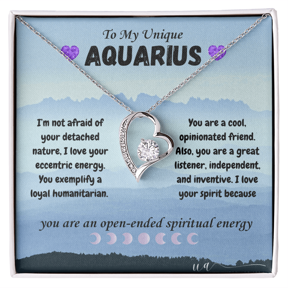 Aquarius Forever Love Necklace - UnlimitedArtistry