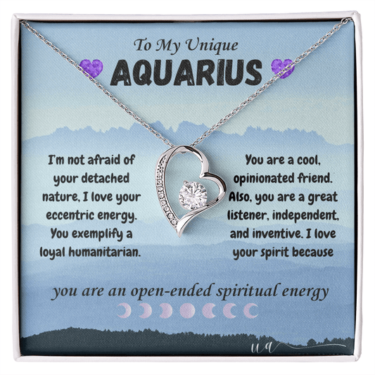 Aquarius Forever Love Necklace - UnlimitedArtistry