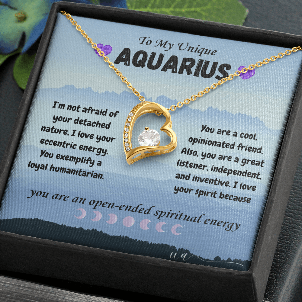Aquarius Forever Love Necklace - UnlimitedArtistry