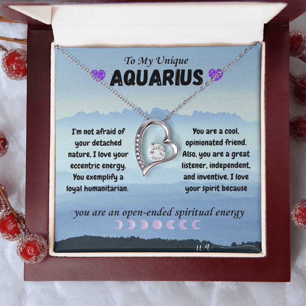 Aquarius Forever Love Necklace - UnlimitedArtistry