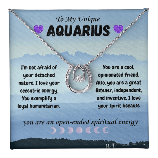 Aquarius Lucky In Love Necklace - UnlimitedArtistry