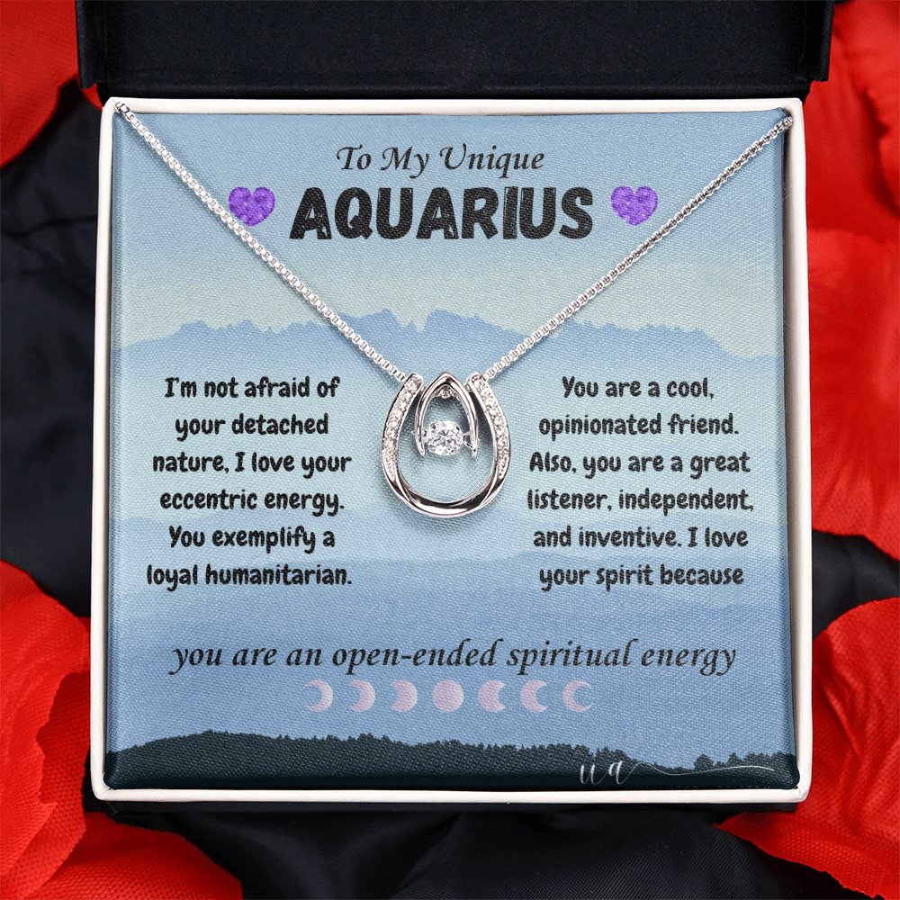 Aquarius Lucky In Love Necklace - UnlimitedArtistry