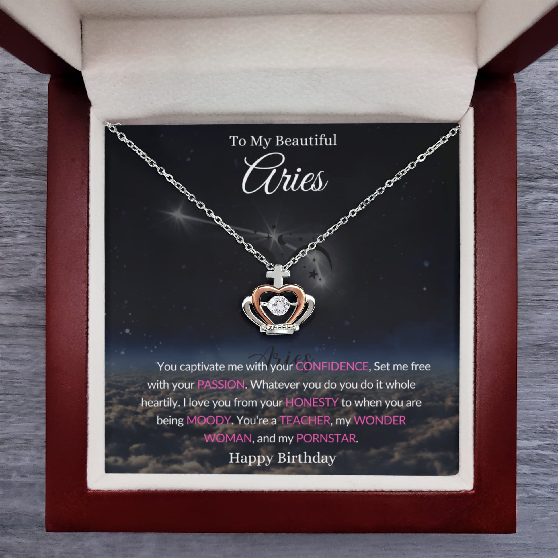 Aries Crown Pendant Necklace - UnlimitedArtistry