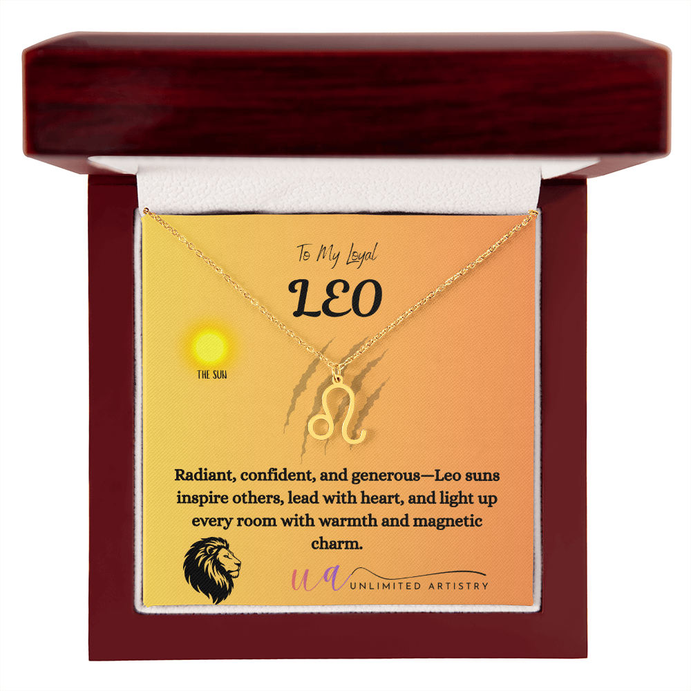 Leo Zodiac Pendant 2