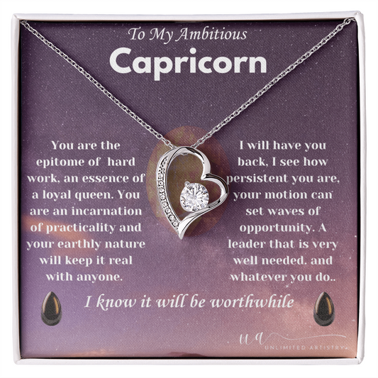 Capricorn Forever Love Necklace