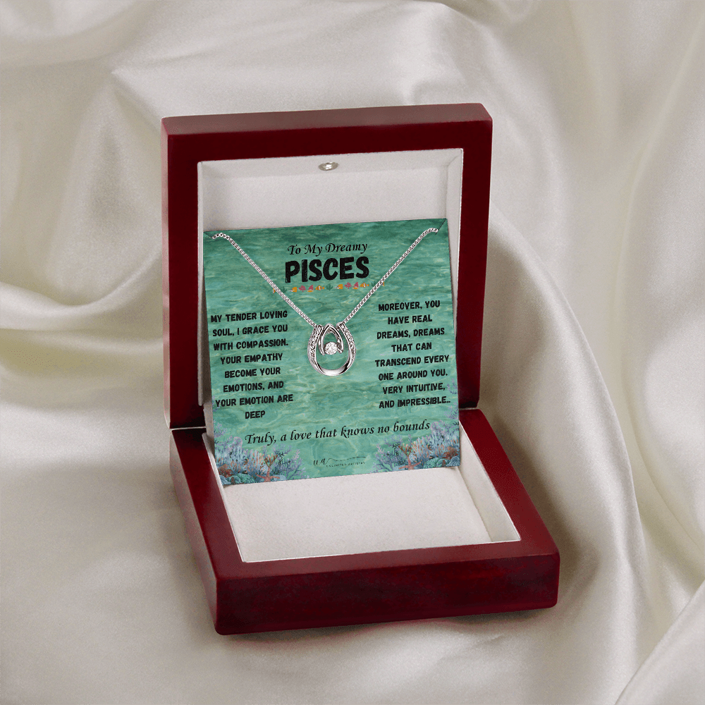 Pisces Lucky In Love Necklace - UnlimitedArtistry