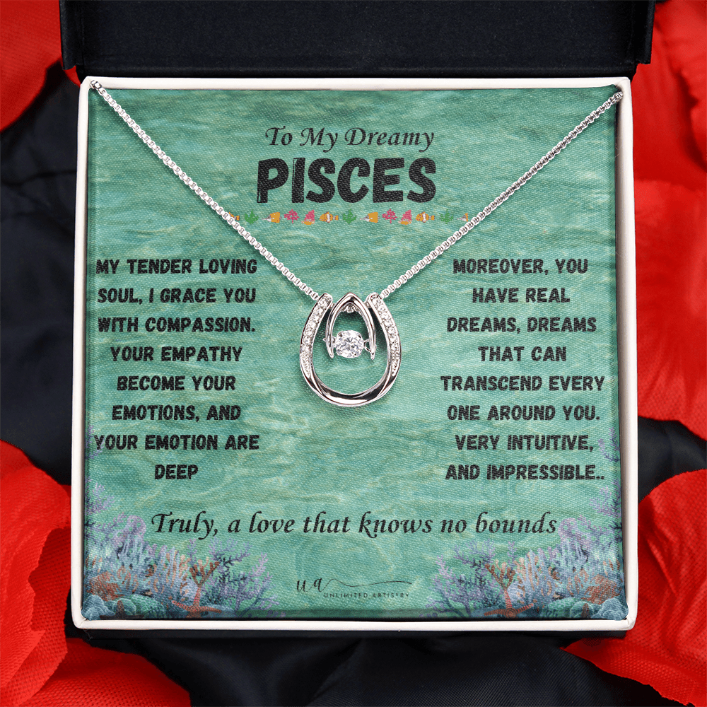 Pisces Lucky In Love Necklace - UnlimitedArtistry