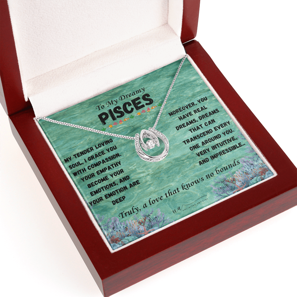 Pisces Lucky In Love Necklace - UnlimitedArtistry