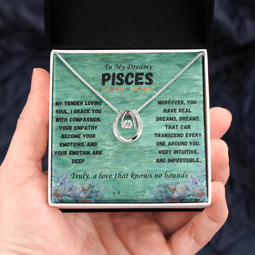 Pisces Lucky In Love Necklace - UnlimitedArtistry
