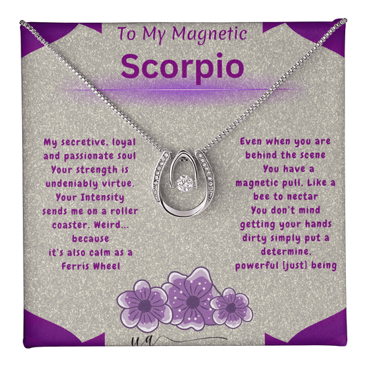 Scorpio Lucky In Love Necklace - UnlimitedArtistry