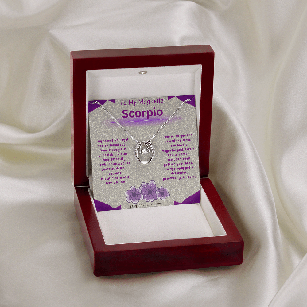 Scorpio Lucky In Love Necklace - UnlimitedArtistry