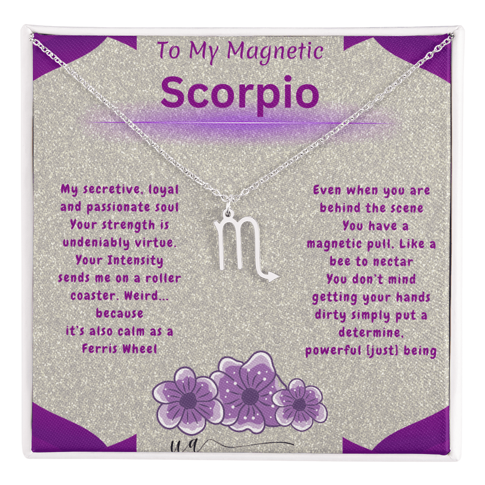 Scorpio Zodiac Pendant Necklace - UnlimitedArtistry