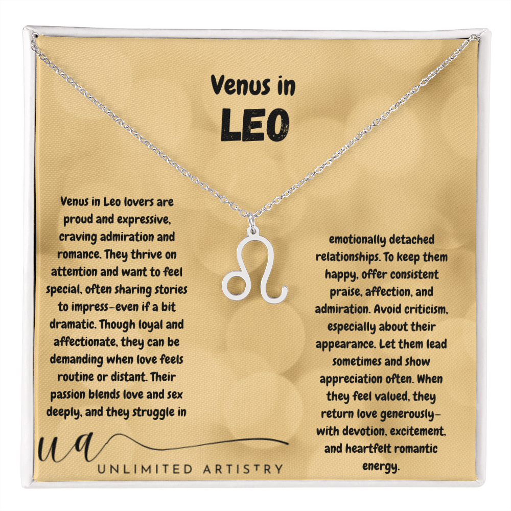 Venus in Leo - UnlimitedArtistry