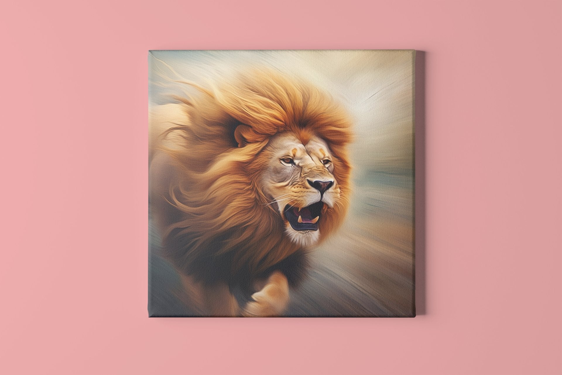 Abstract Lion Canvas 1.5in Frame - UnlimitedArtistry