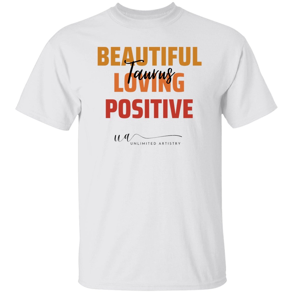 Colorful Vintage Taurus Quote T-shirt - UnlimitedArtistry