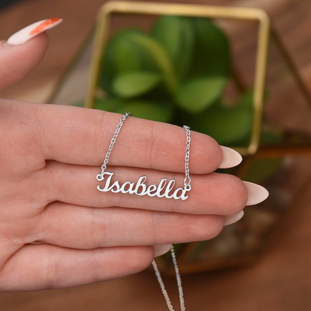 Custom Name Necklace - UnlimitedArtistry