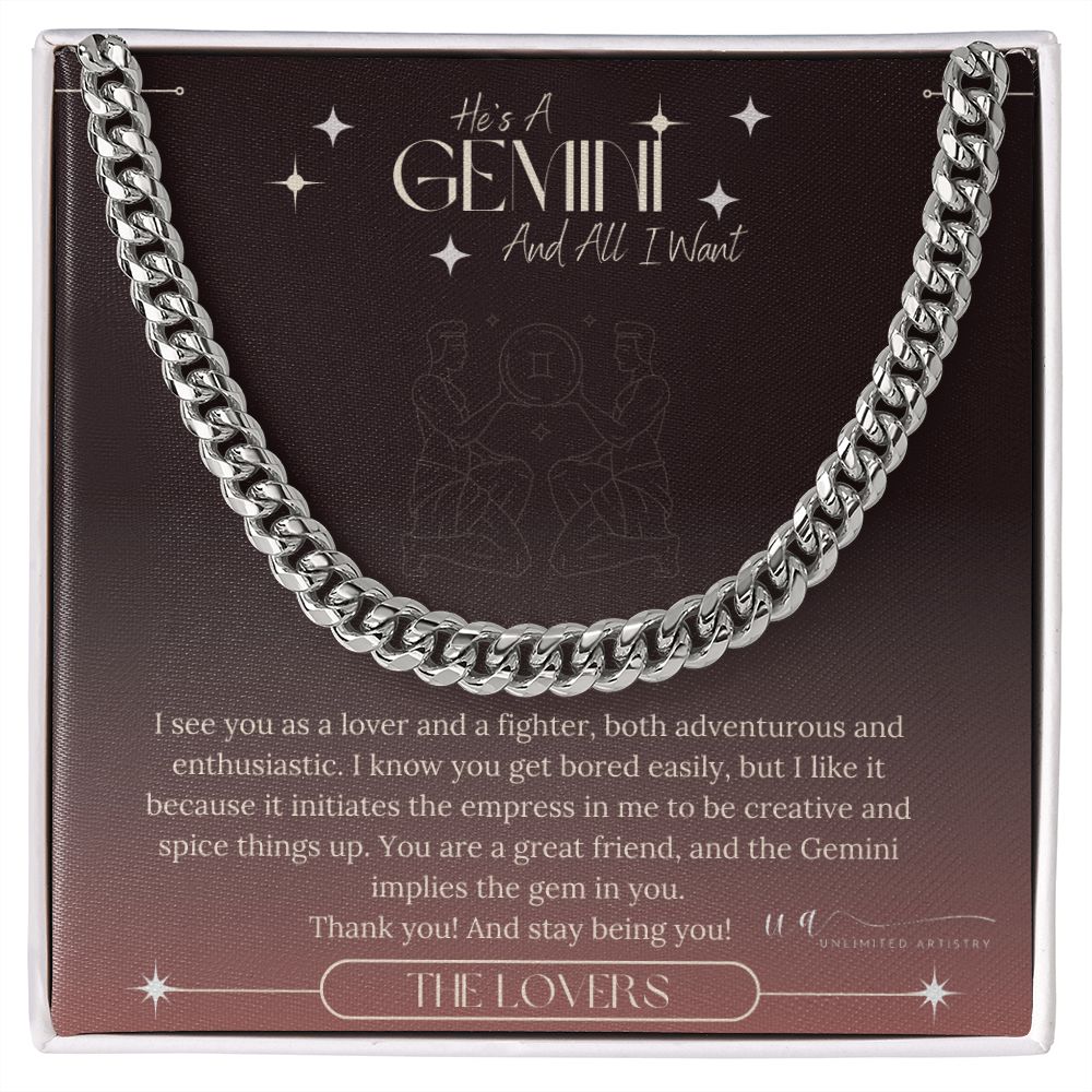 Gemini Men-Cuban Link - UnlimitedArtistry