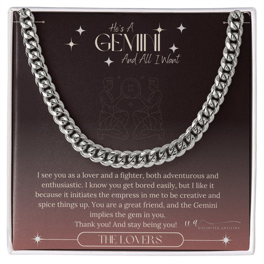 Gemini Men-Cuban Link - UnlimitedArtistry