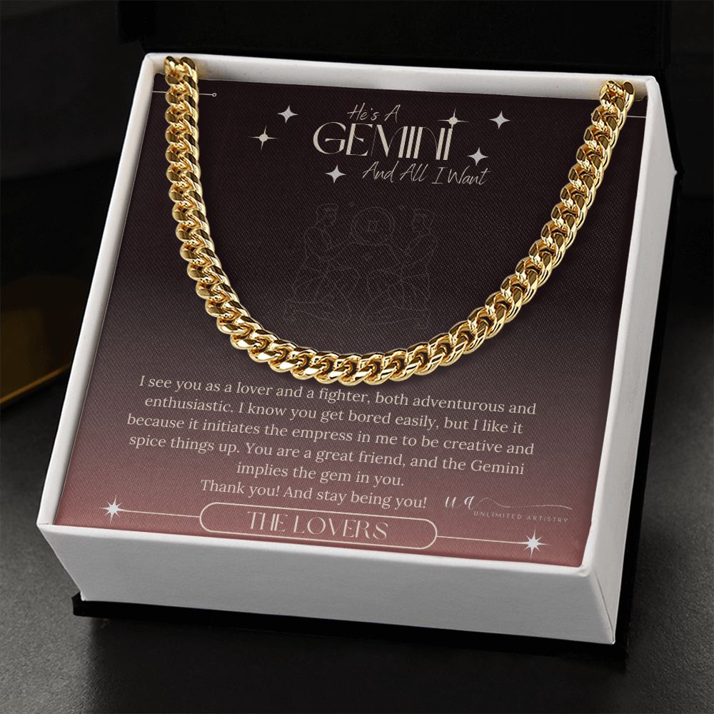 Gemini Men-Cuban Link - UnlimitedArtistry