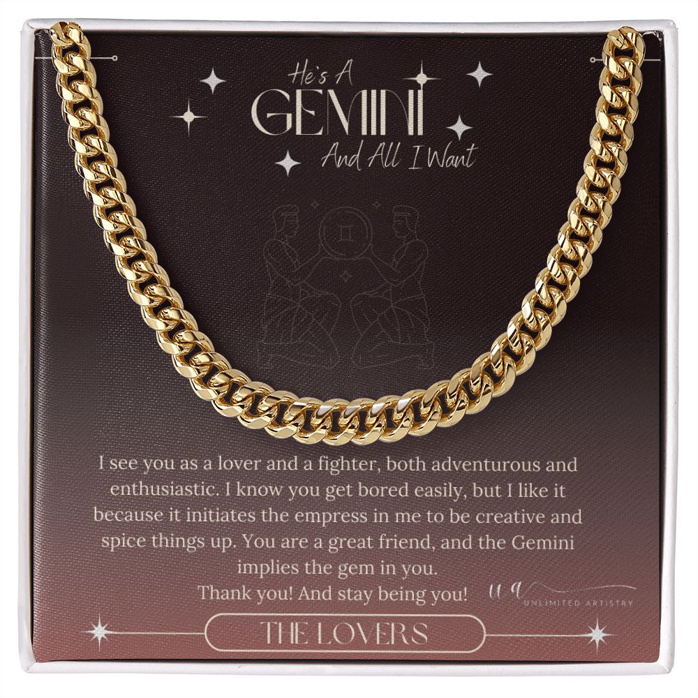 Gemini Men-Cuban Link - UnlimitedArtistry