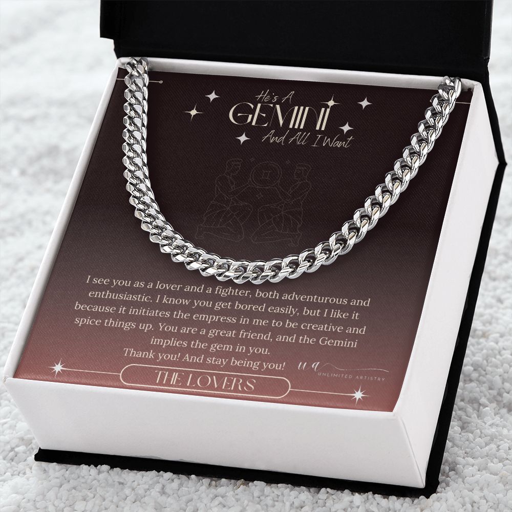 Gemini Men-Cuban Link - UnlimitedArtistry