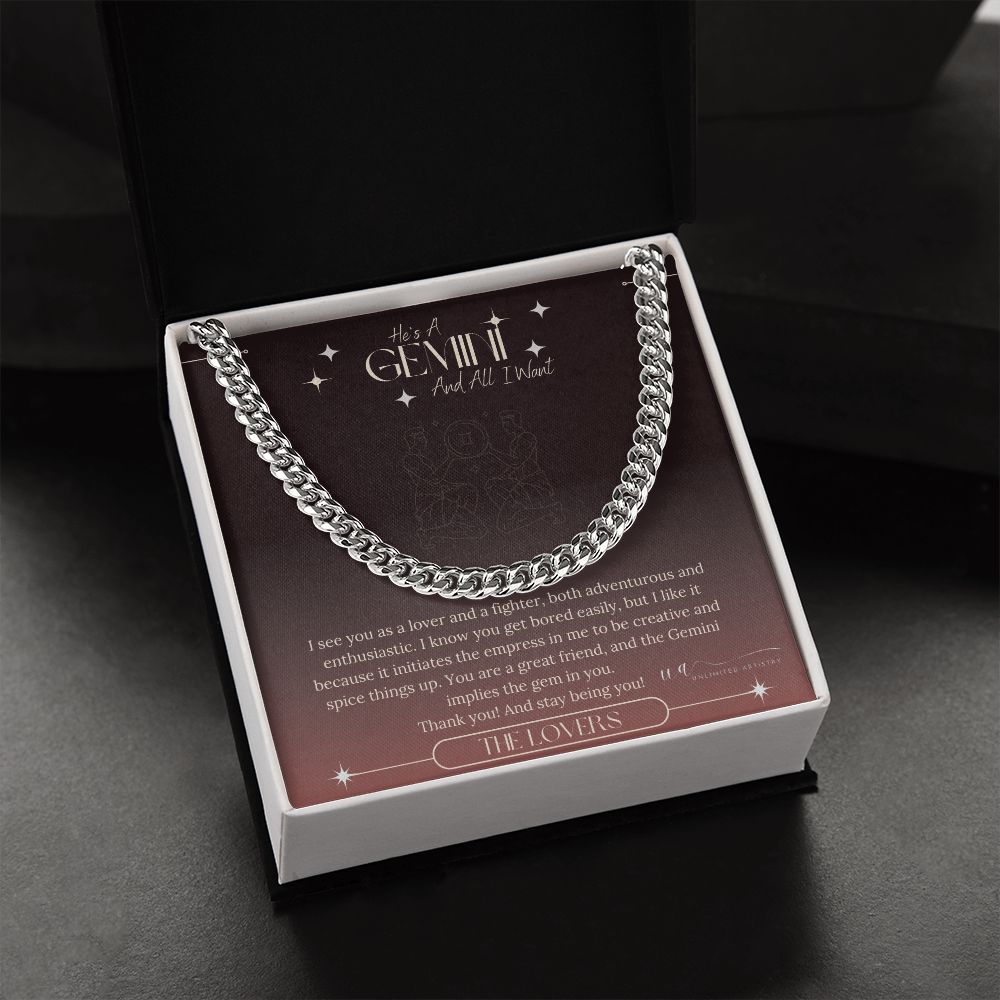 Gemini Men-Cuban Link - UnlimitedArtistry