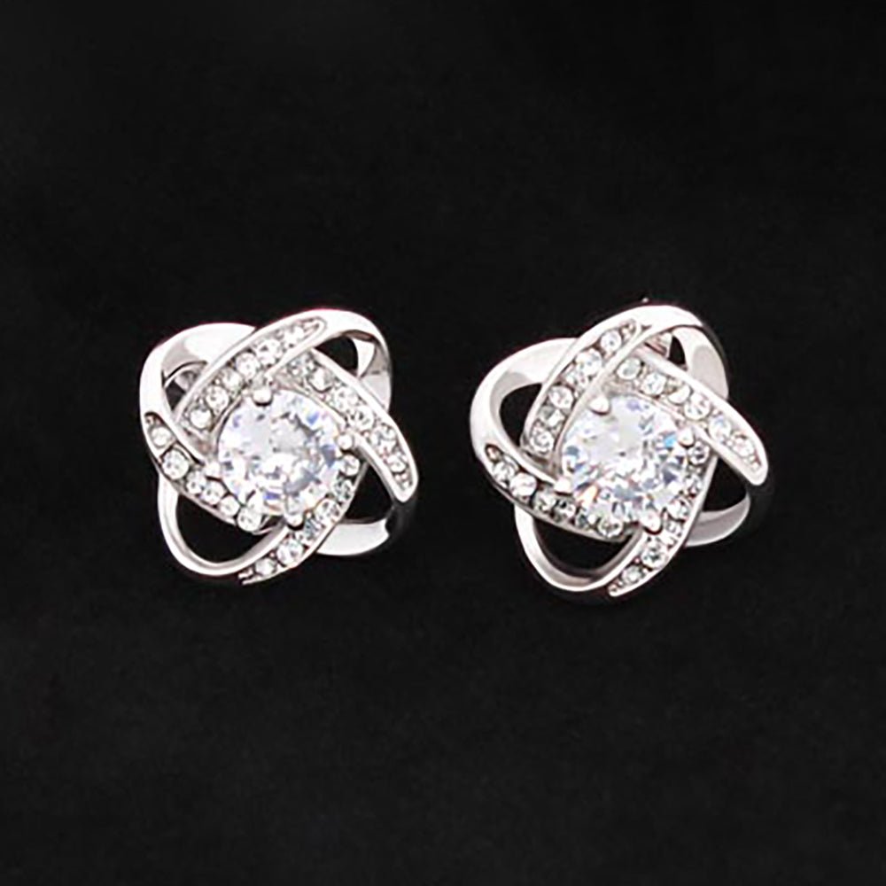 Love Knot Stud Earrings - UnlimitedArtistry