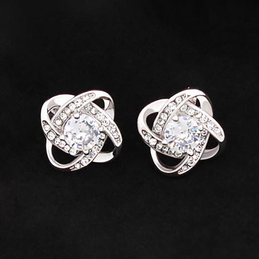 Love Knot Stud Earrings - UnlimitedArtistry