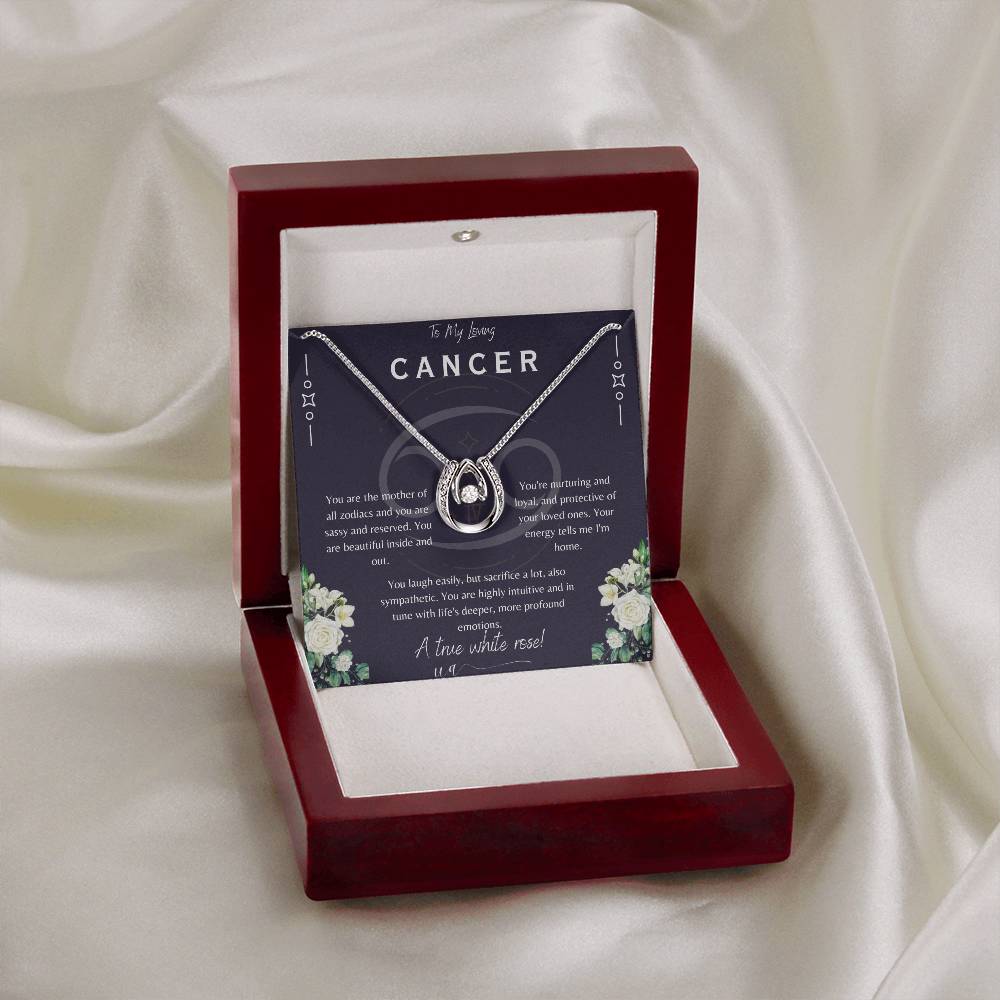 Loving Cancer Lucky in Love Necklace - UnlimitedArtistry