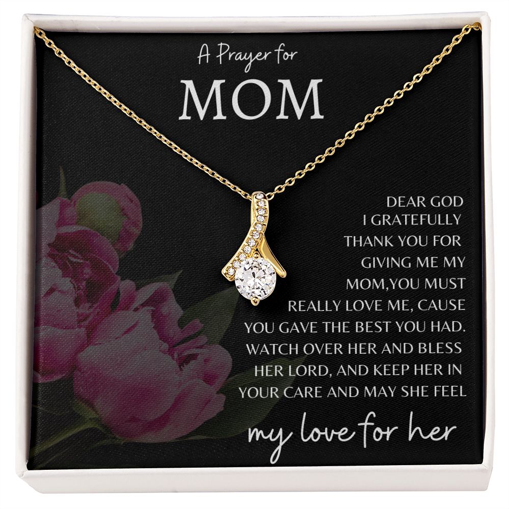 Mom's Prayer Alluring Necklace - UnlimitedArtistry