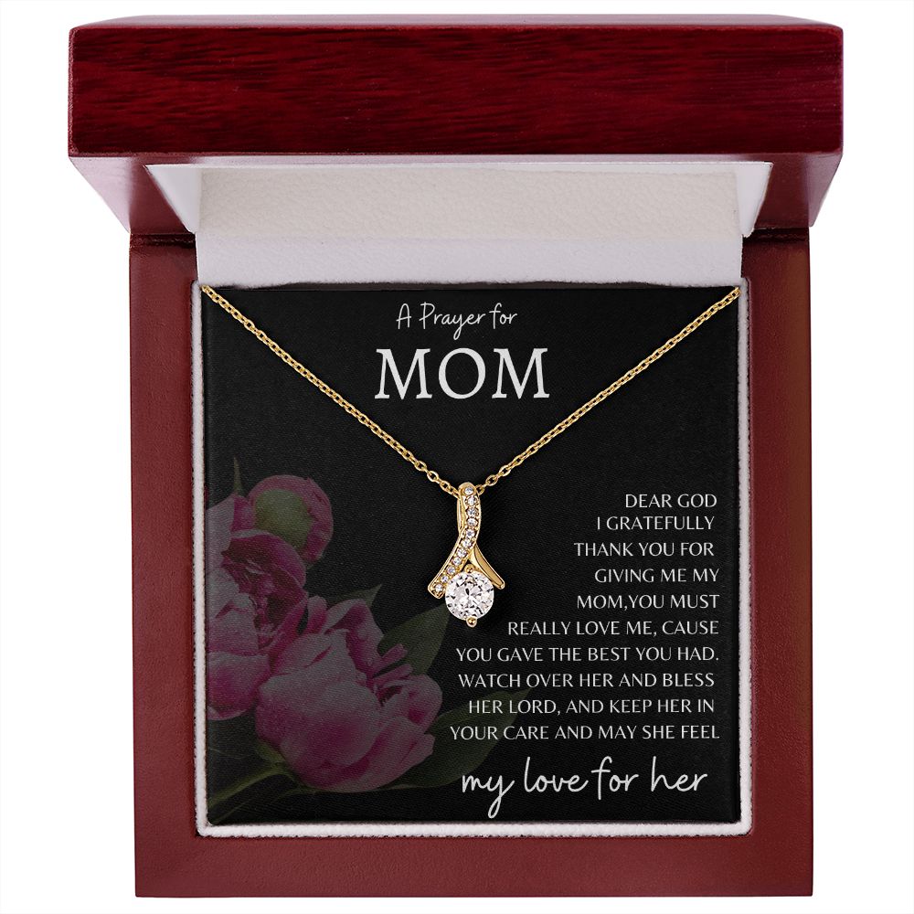 Mom's Prayer Alluring Necklace - UnlimitedArtistry