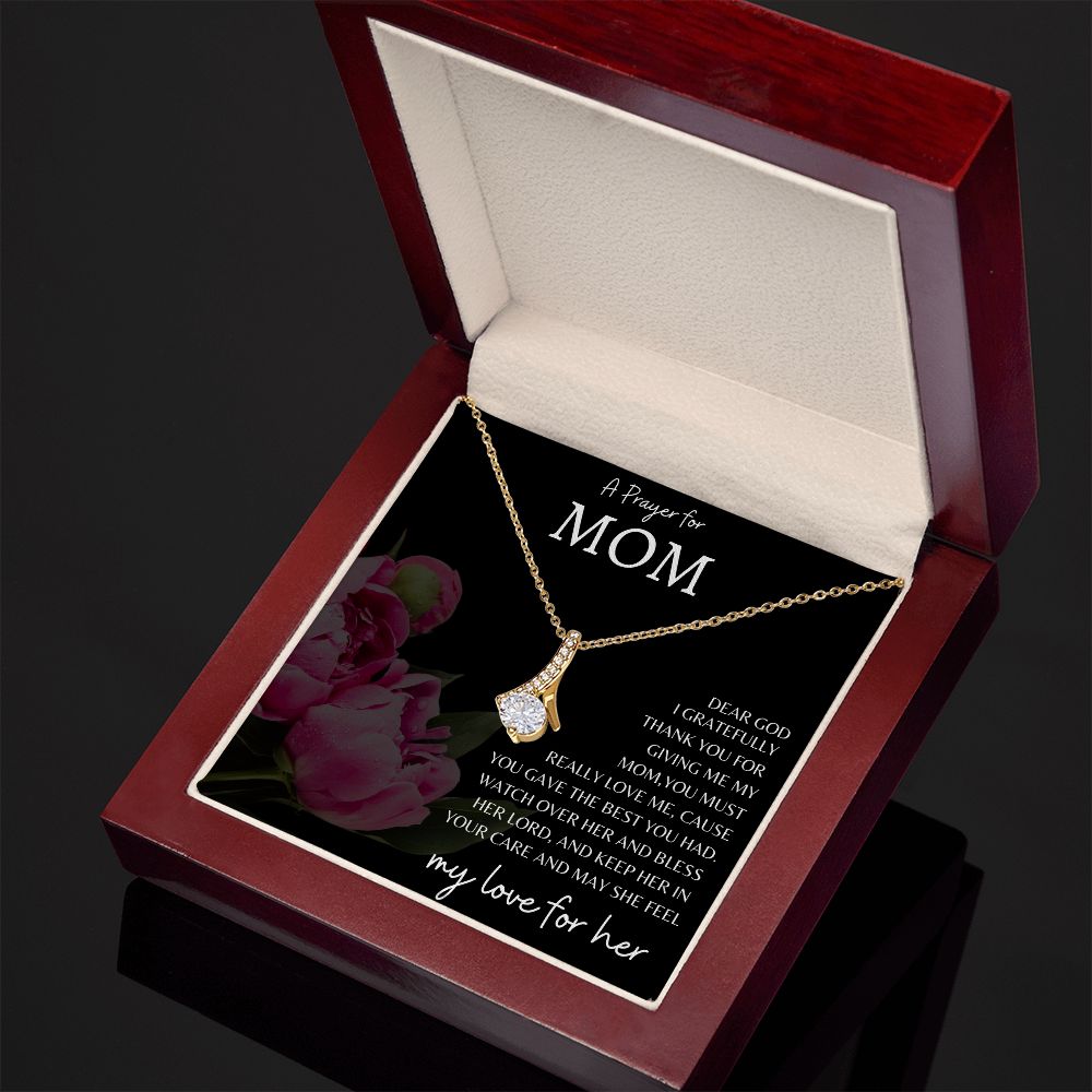 Mom's Prayer Alluring Necklace - UnlimitedArtistry