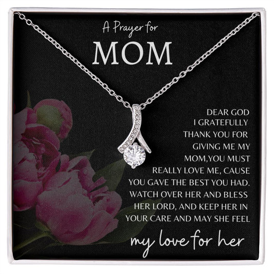 Mom's Prayer Alluring Necklace - UnlimitedArtistry