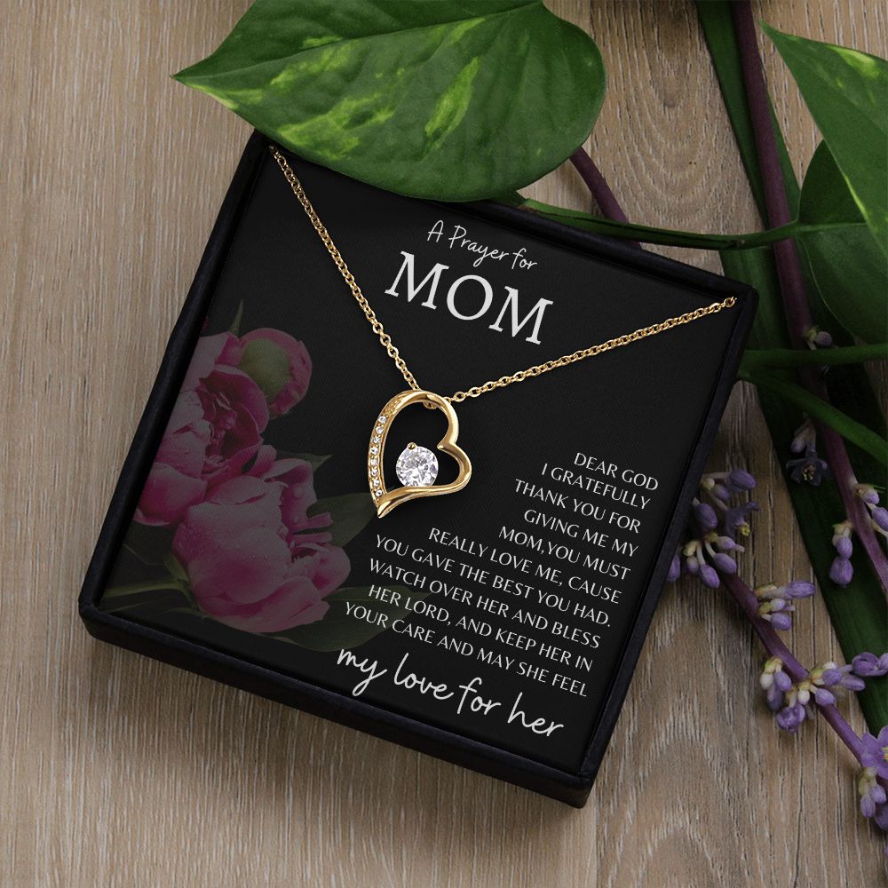 Mom's Prayer Forever Love Necklace - UnlimitedArtistry