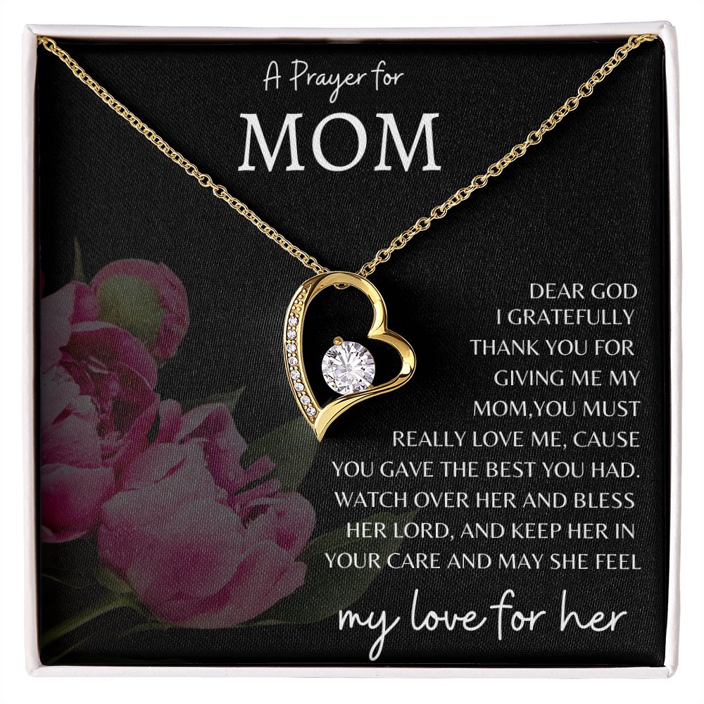 Mom's Prayer Forever Love Necklace - UnlimitedArtistry