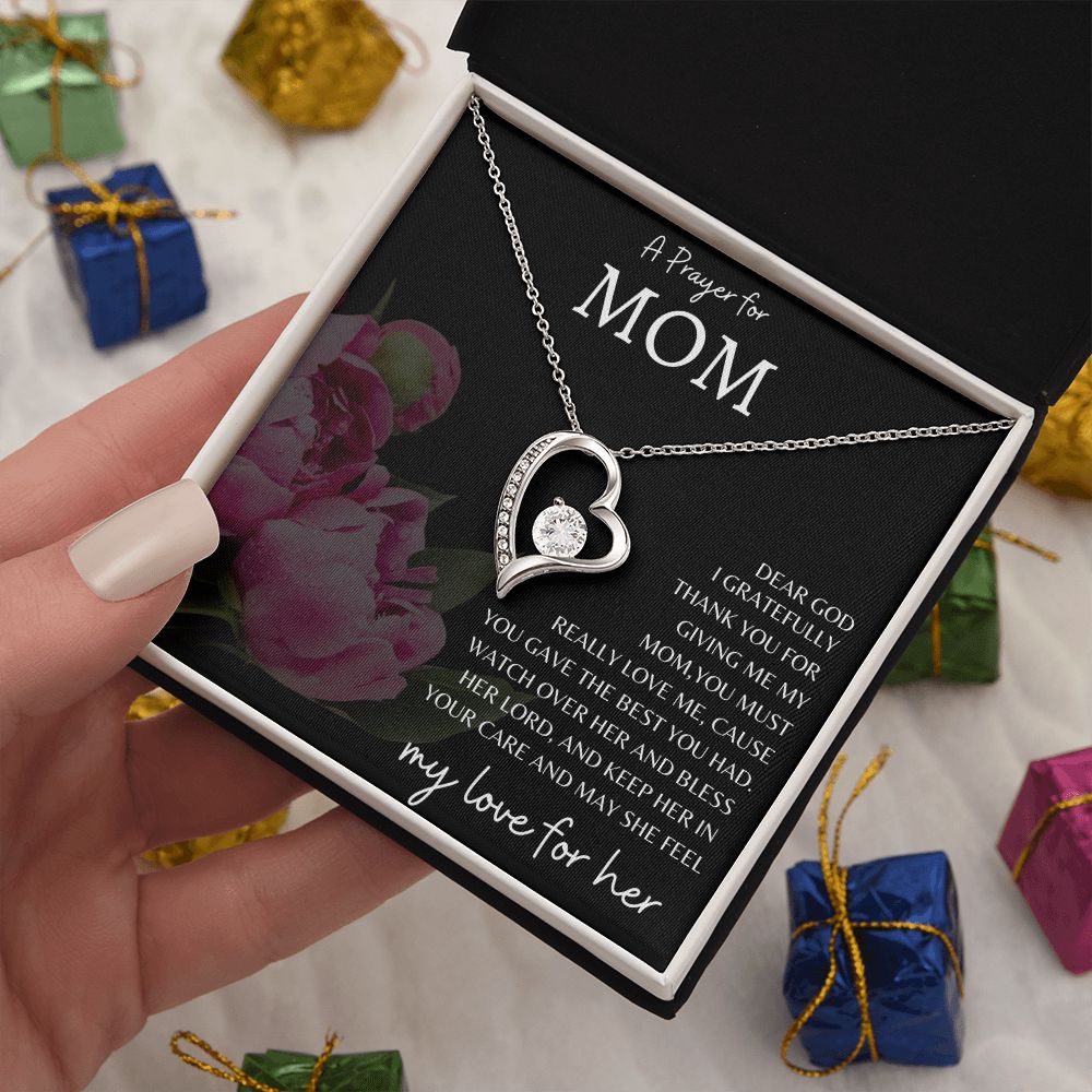 Mom's Prayer Forever Love Necklace - UnlimitedArtistry