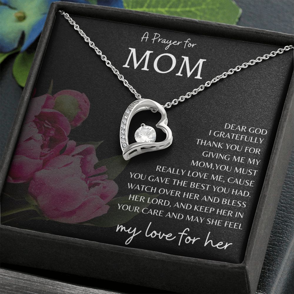 Mom's Prayer Forever Love Necklace - UnlimitedArtistry