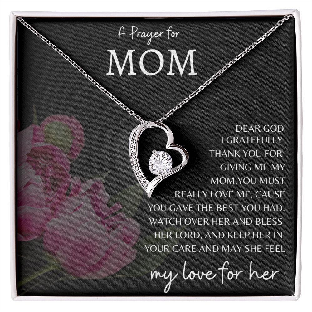 Mom's Prayer Forever Love Necklace - UnlimitedArtistry