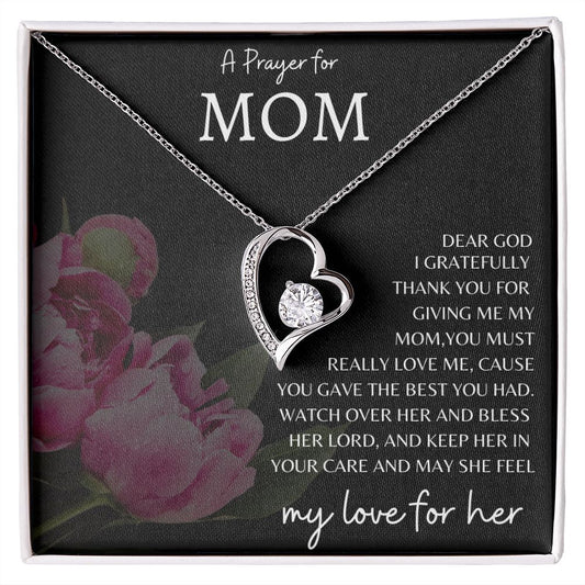 Mom's Prayer Forever Love Necklace - UnlimitedArtistry