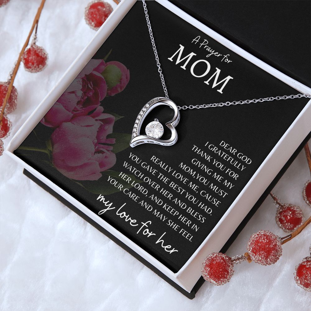 Mom's Prayer Forever Love Necklace - UnlimitedArtistry