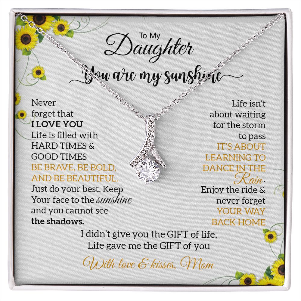 My Daughter | You are my sunshine - Alluring Beauty necklace - UnlimitedArtistry