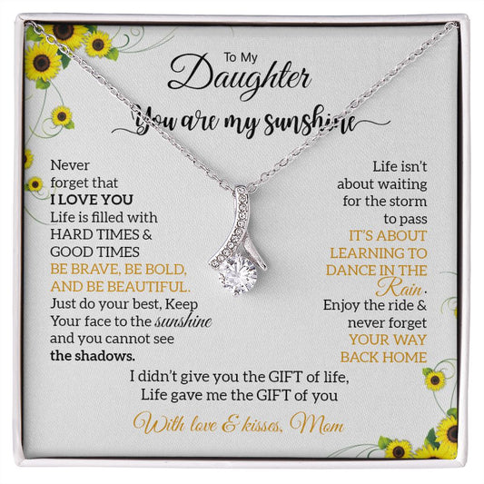 My Daughter | You are my sunshine - Alluring Beauty necklace - UnlimitedArtistry