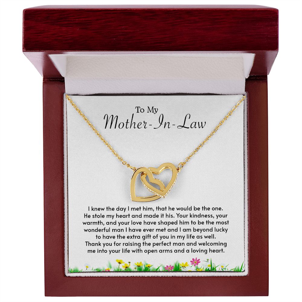 My Mother-In-Law | Grateful to have you - Interlocking Hearts necklace - UnlimitedArtistry
