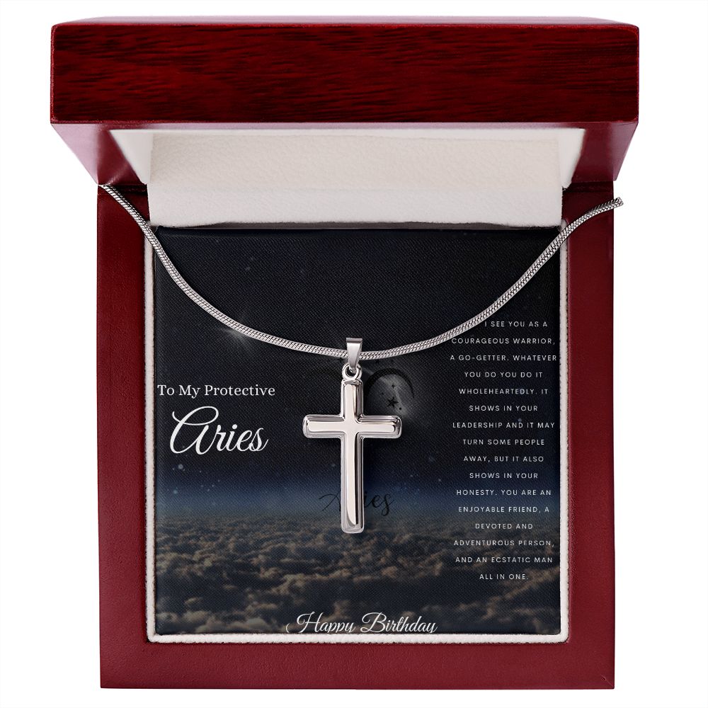 Protective Aries Cross - UnlimitedArtistry