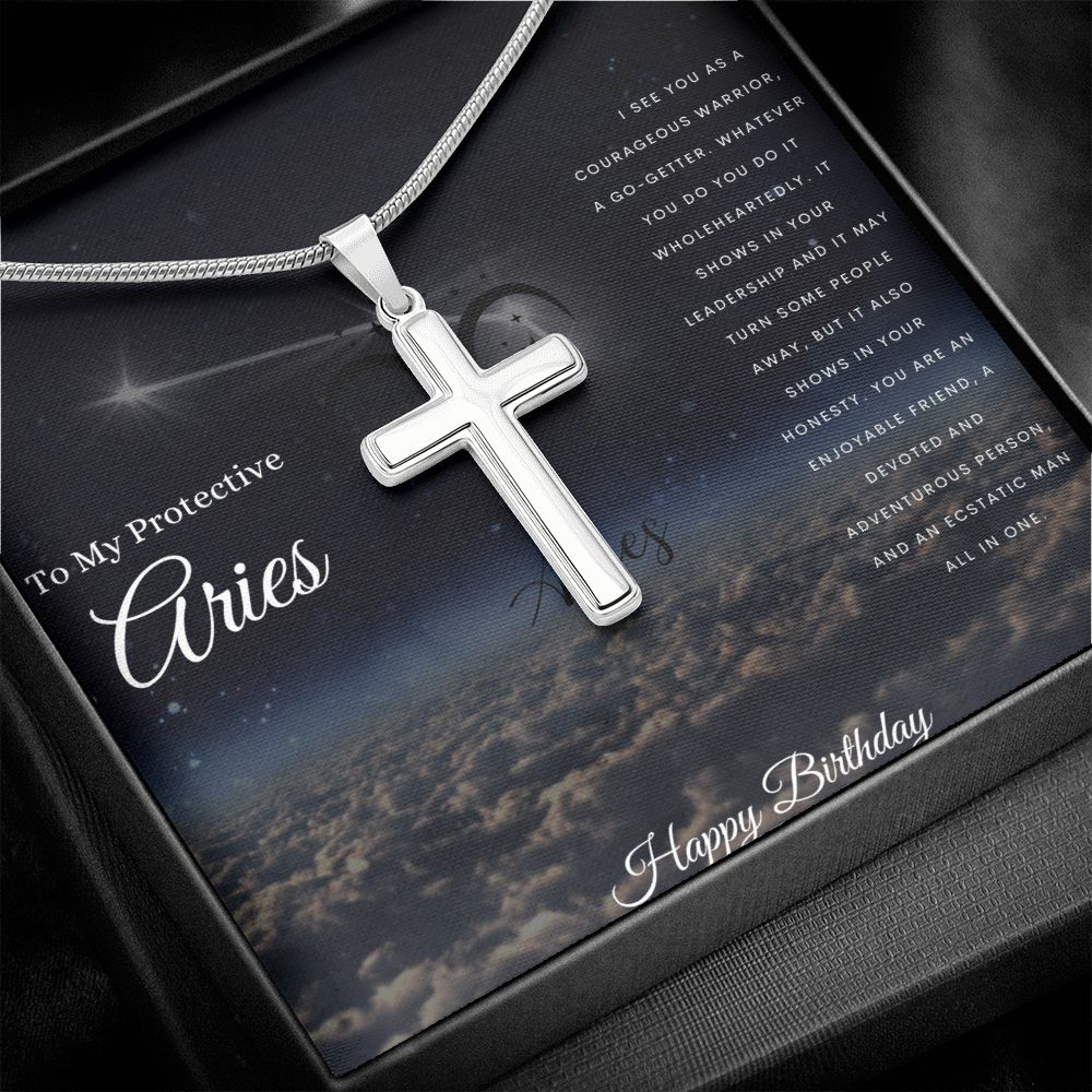 Protective Aries Cross - UnlimitedArtistry