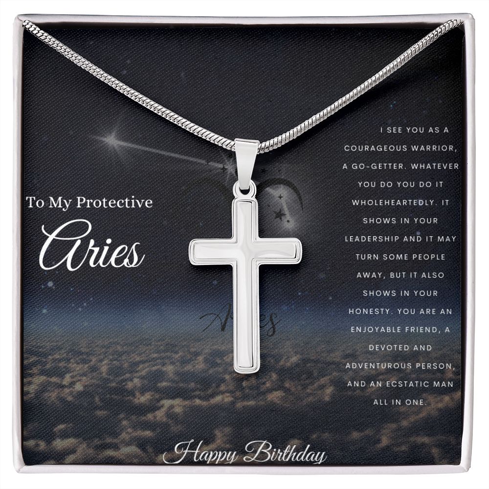 Protective Aries Cross - UnlimitedArtistry
