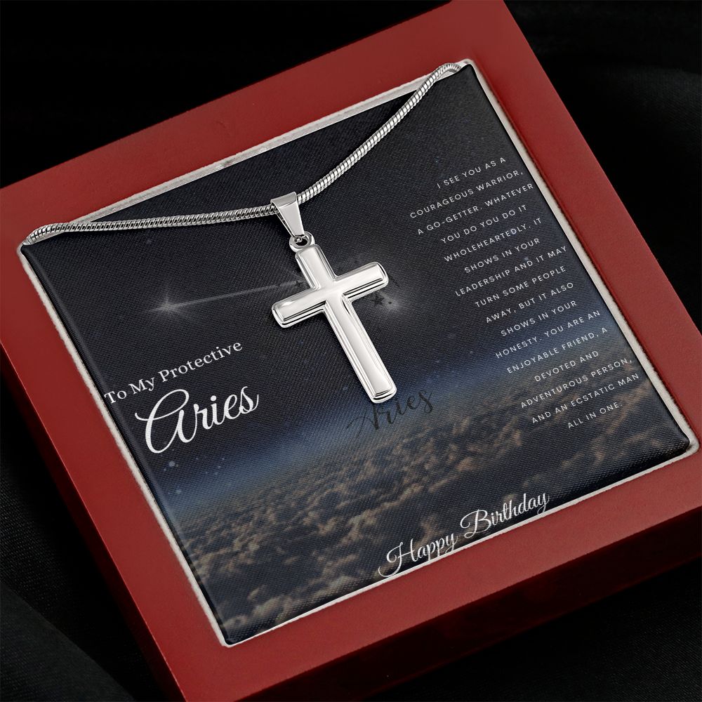 Protective Aries Cross - UnlimitedArtistry