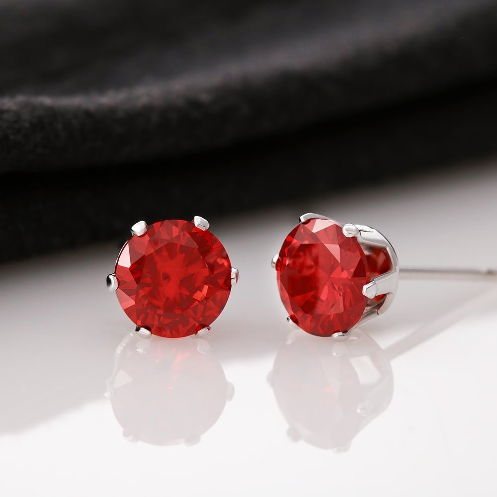 Red Cubic Zirconia Earrings - UnlimitedArtistry